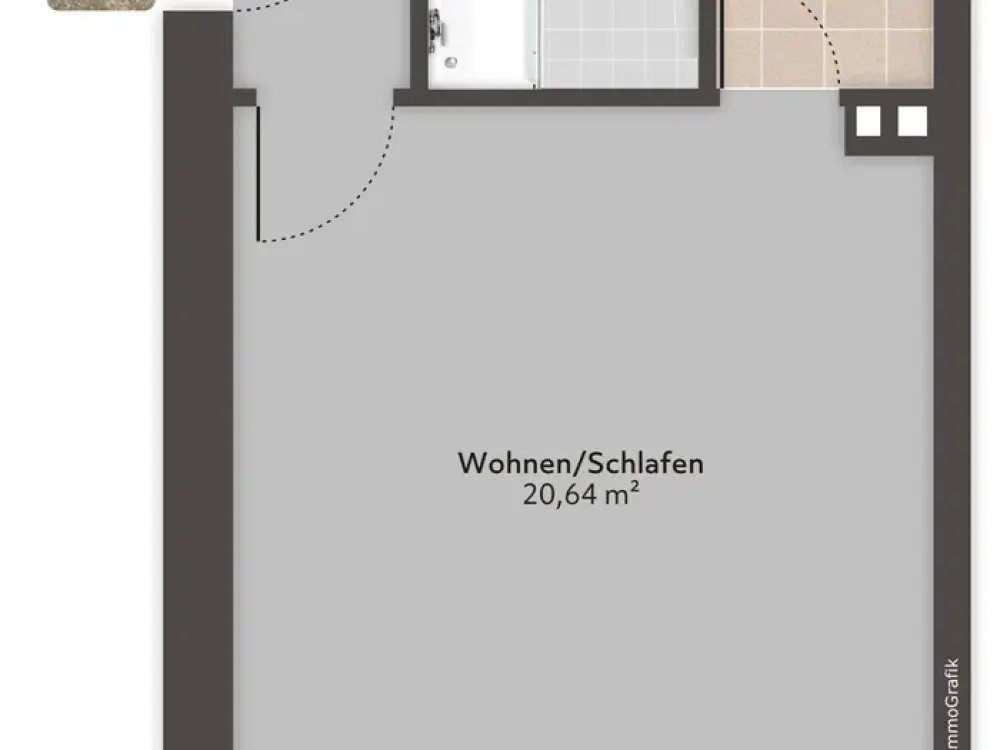 Modernized 1-Room Apartment for Rent in Wedel - Wentzel Dr.