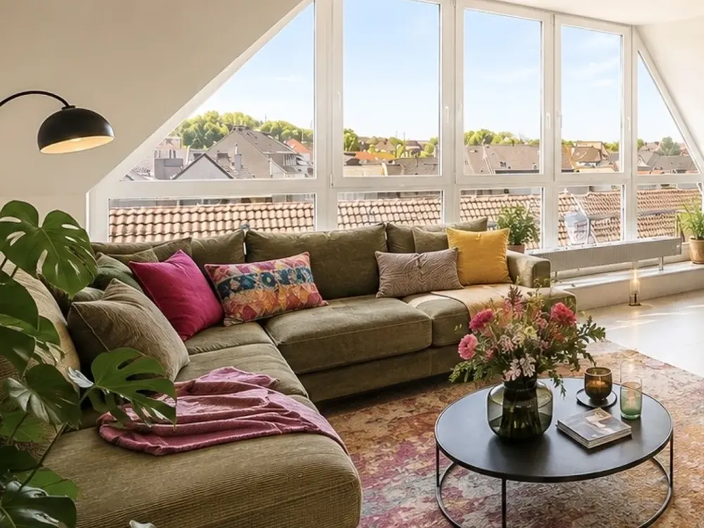 Urbanes Wohnen mit Weitblick, kleiner Balkon, Aufzug