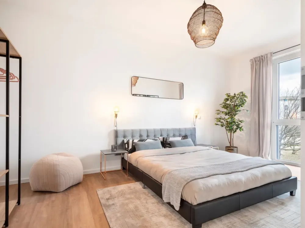 "Parkside Schönefeld" | Stilvolle 2-Zimmer-Wohnung mit Balkon und Einbauküche
