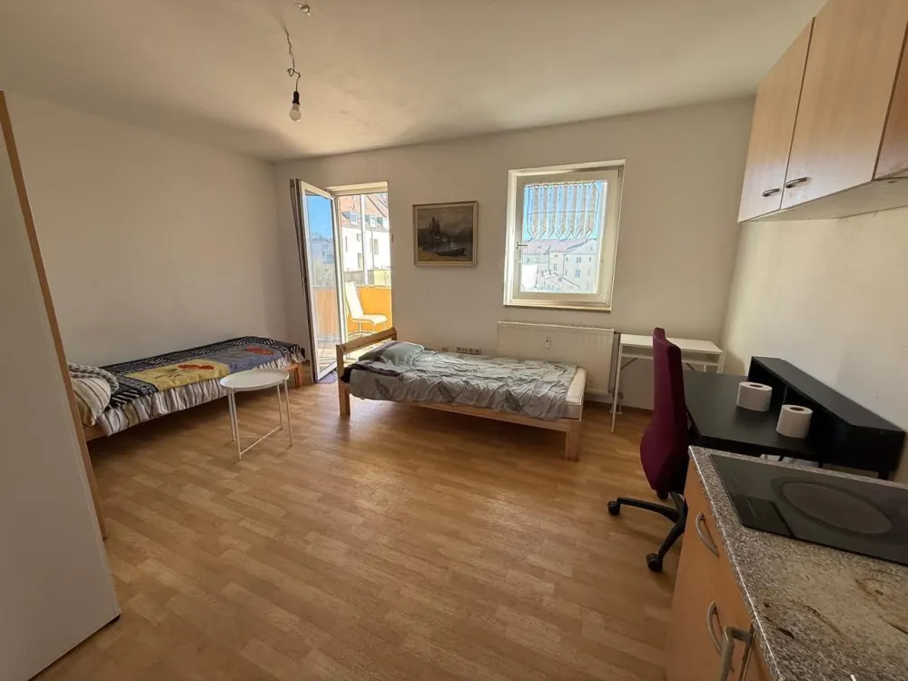 1-Zimmer-Wohnung mit Einbauküche & WLAN, 5 Min. zum Hauptbahnhof: