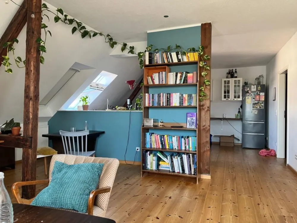 Bright Attic Apartment in Leipzig Connewitz from 01.01.27