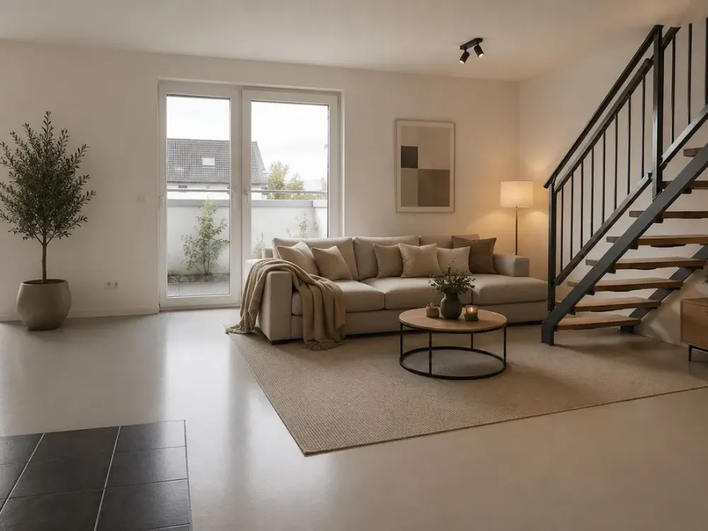 Moderne 2-Zimmer-Maisonette Wohnung mit Balkon in Köln