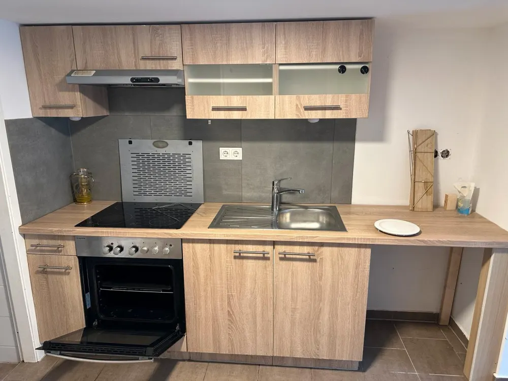 شقة 45 م² في الطابق الأرضي في Ritterhude, غرفتان، مطبخ مجهز, 720 €