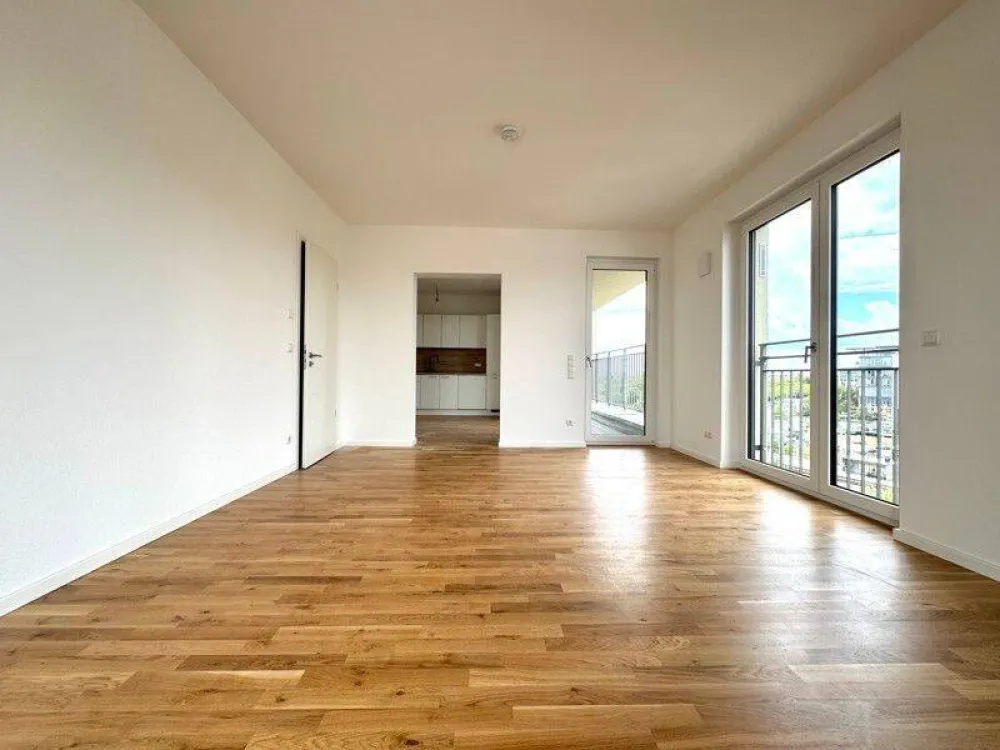 5-Zimmer-Neubauwohnung mit EBK, 2 Balkonen und traumhaftem Blick über Leipzig