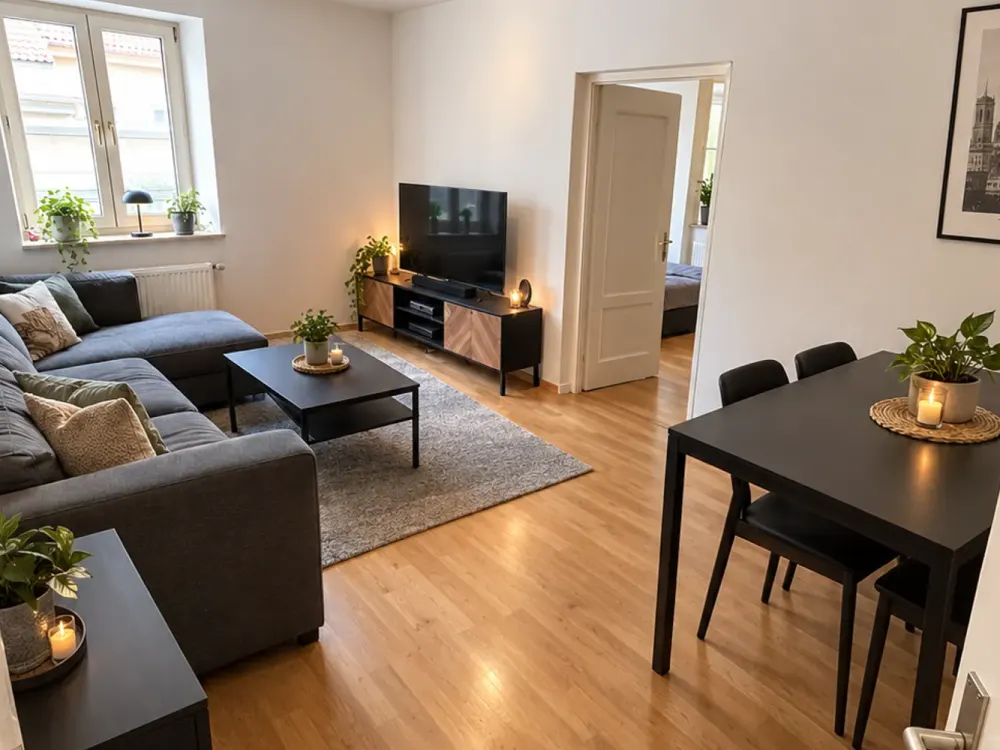 Furnished Sublet from November for 4-6 Months: 2 Rooms, Kitchen, Bathroom, Glockenbach