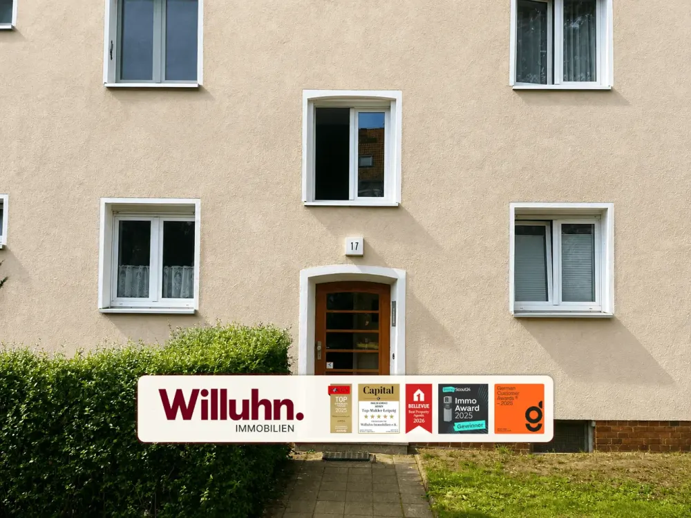 Ruhiges Wohnen mit Wohlfühlcharakter: Gepflegte 2-Raum-Wohnung mit Tageslichtbad und separater Küche