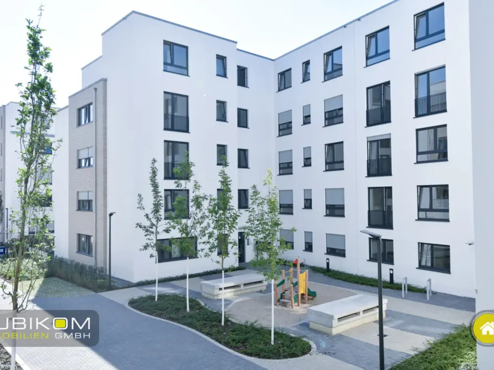 O-Quartier. Moderne 3-Zimmer-Erdgeschosswohnung mit Terrasse und Garten.