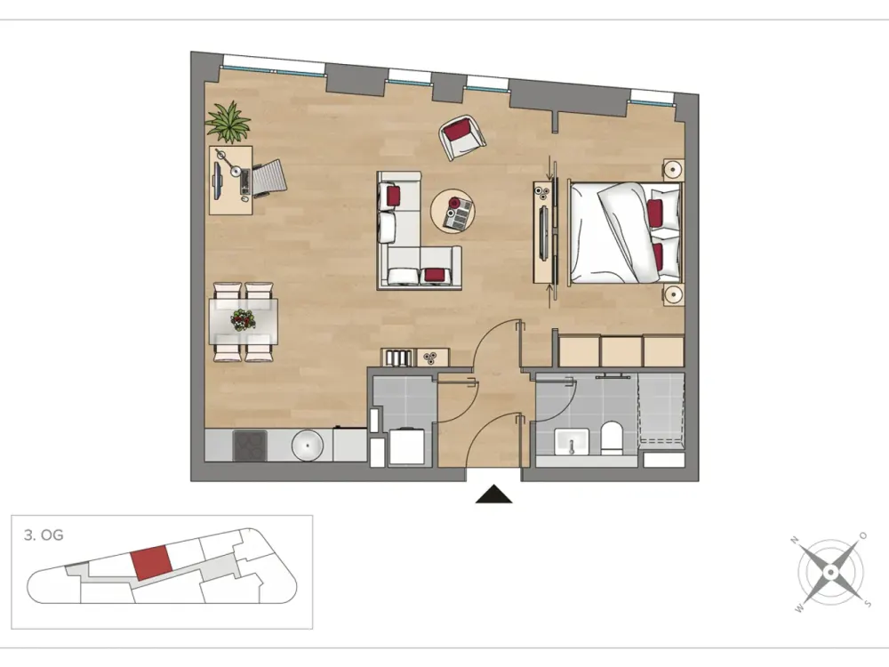 I Urban wohnen im OSTFORUM Leipzig I moderne Wohnungen in zentraler Stadtlage I