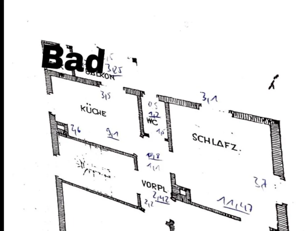 3 Zimmer Wohnung kernsaniert ab 01.12.2026