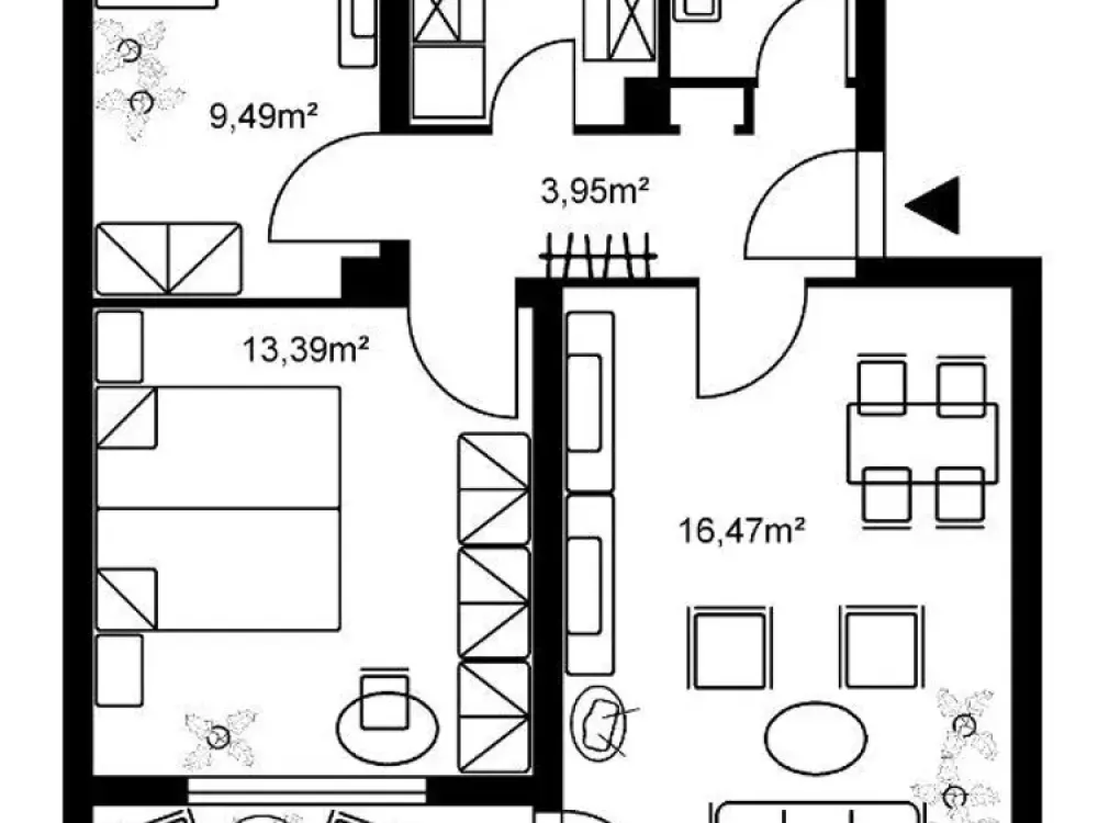 2,5-Zimmerwohnung mit Tageslichtbad und Balkon sucht Mieter zum 16.10.2026
