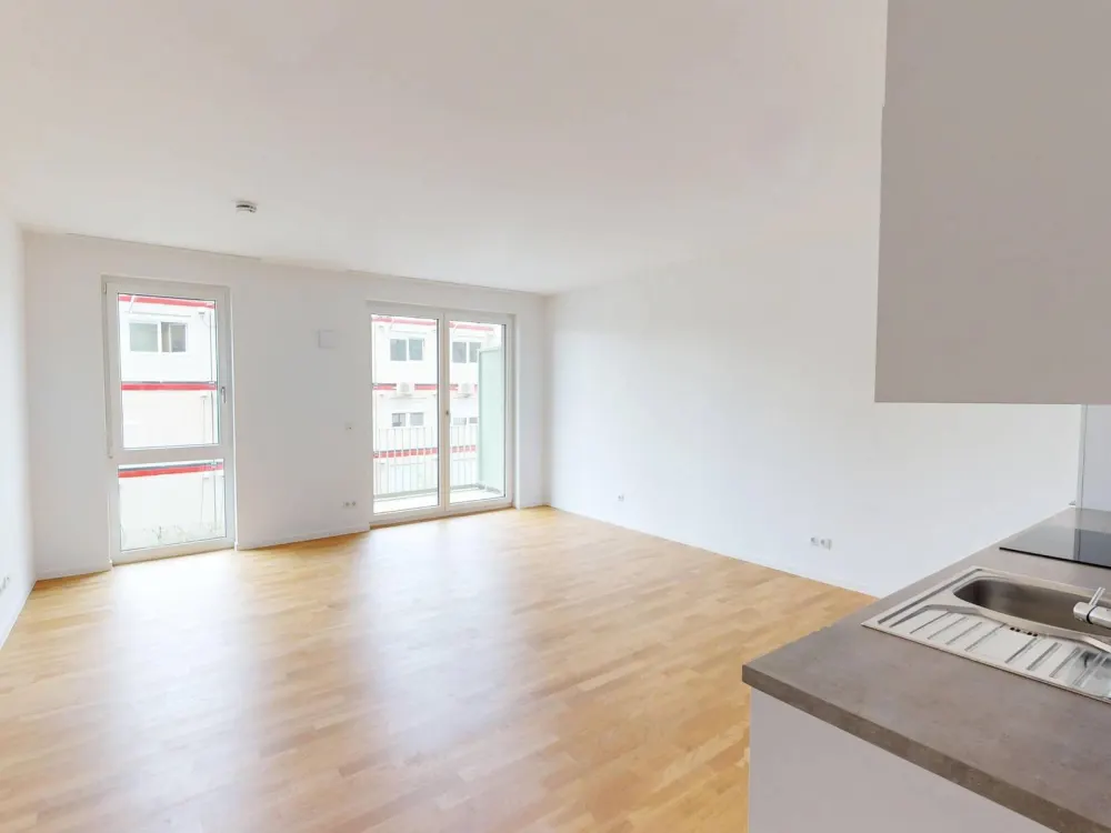 Über den Dächern Lichtenbergs: 3-Zimmer-Wohnung mit 2 Balkonen in 'Ferdinands Garden'