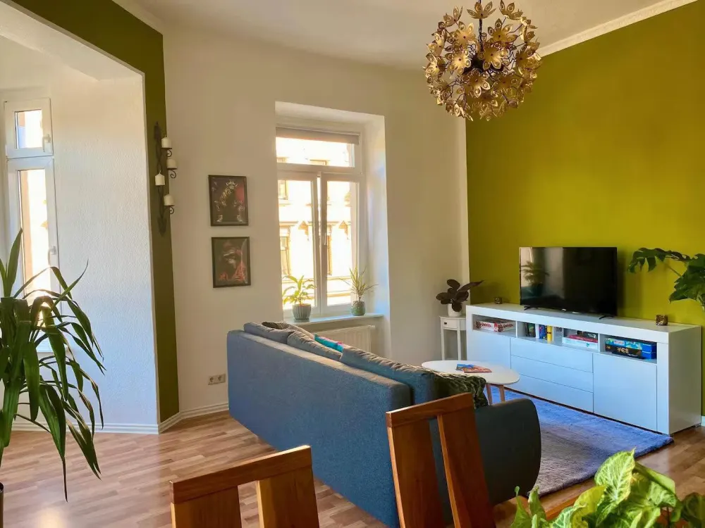 Möblierte 3 Raum Wohnung in Leipzig Reudnitz.