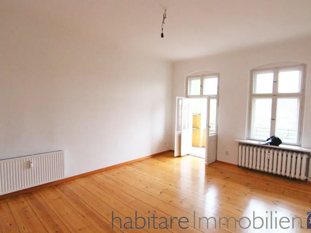 Tolle Altbauwohnung mit Balkon, Holzdielen/helles 4.OG dicht Volkspark + Bayerischer Platz!