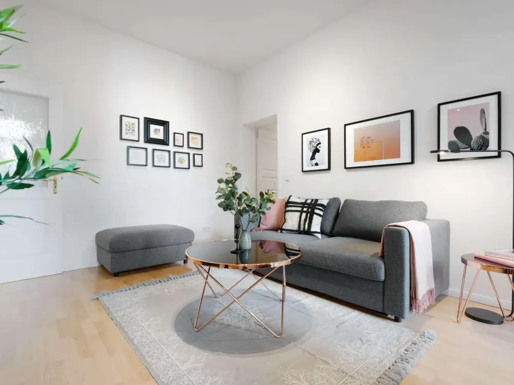 1- Zimmer Wohnung mit modernem Interior