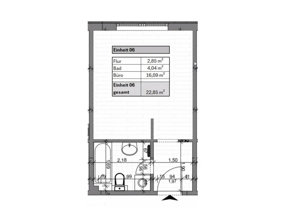 SfKW - Anmietung ab 12/2026 - 31 m2 Business-Apartment mit Einbauküche, Duschbad und Stellplatz optional
