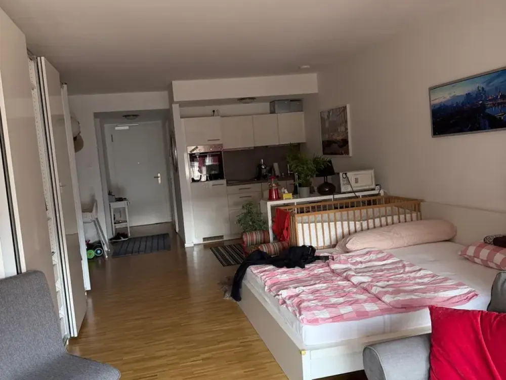 Wohnen mit Charakter: Einzimmerwohnung im Gallusviertel