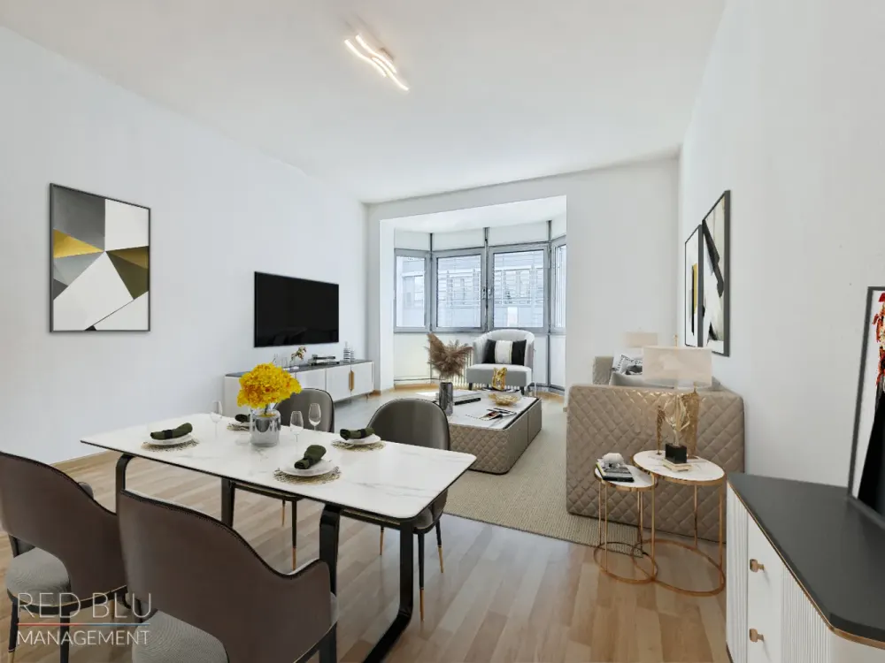 Zentrale 3,5-Zimmer-Wohnung mit Grünblick und zwei sonnigen Balkonen