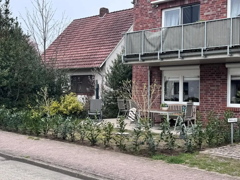 Large, bright and barrier-free 2-room terrace apartment in Delmenhorst near Zurbrüggen