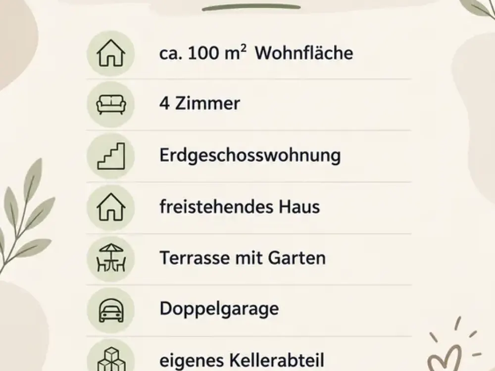 Viel Freiraum: 4-Zimmer-Wohnung in Oberasbach