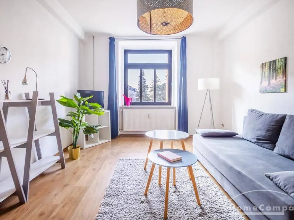 273061L HomeCompany Dresden Möbliert/Furnished 2-Zimmer Apartment in Dresden-Friedrichstadt max. 3 Personen