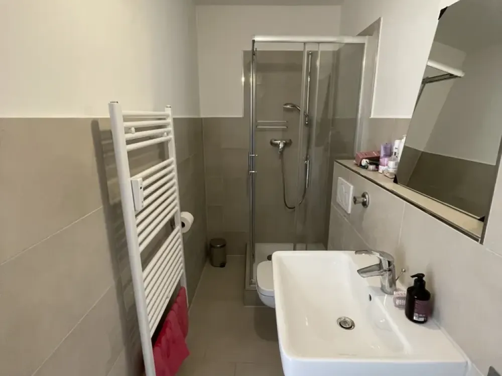 Extensively Modernized 1-Room Apartment with Built-in Kitchen and Balcony