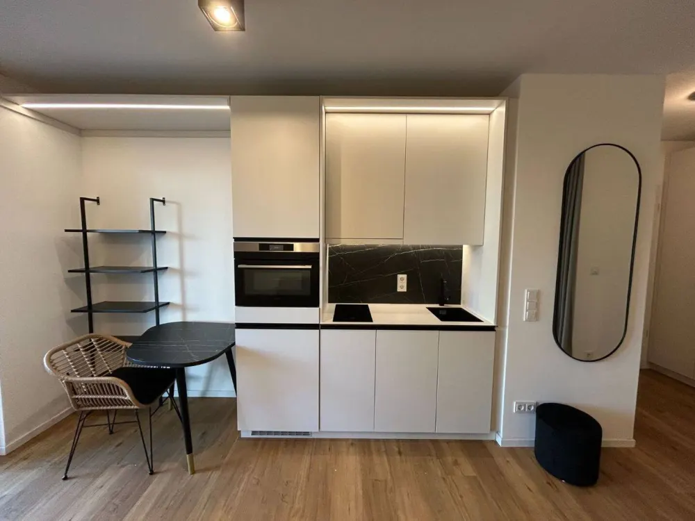 Vollmöbliertes Design-Apartment inkl. Einbauküche & Terrasse | kurzfristig verfügbar