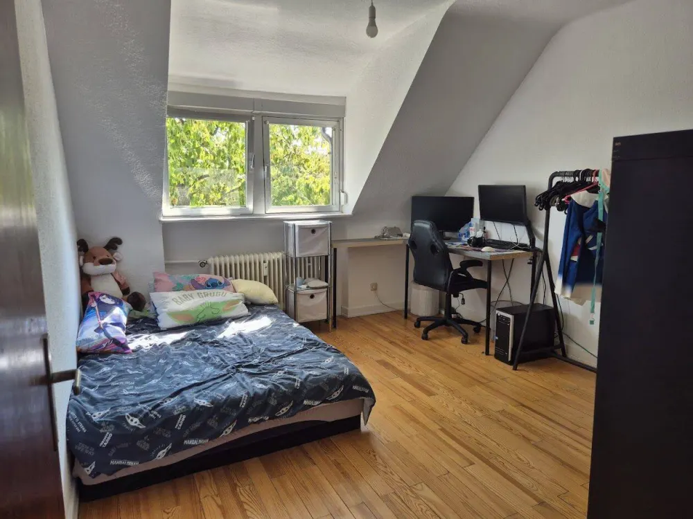 Helle 45 m2 Dachgeschosswohnung in Saarbrücken - Nähe DFG