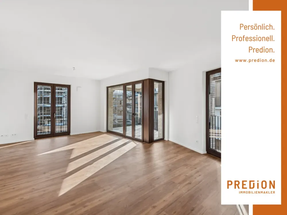 Preisgedämpfte 5 Zimmer-Wohnung mit schöner Ausstattung im Neubau-Erstbezug!