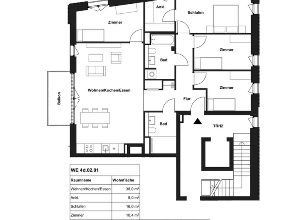 Preisgedämpfte 5 Zimmer-Wohnung mit schöner Ausstattung im Neubau-Erstbezug!