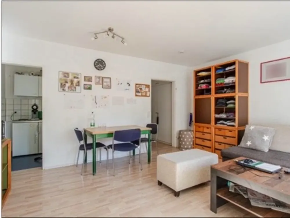 1-Raum-Wohnung mit Balkon und Einbauküche in Münster