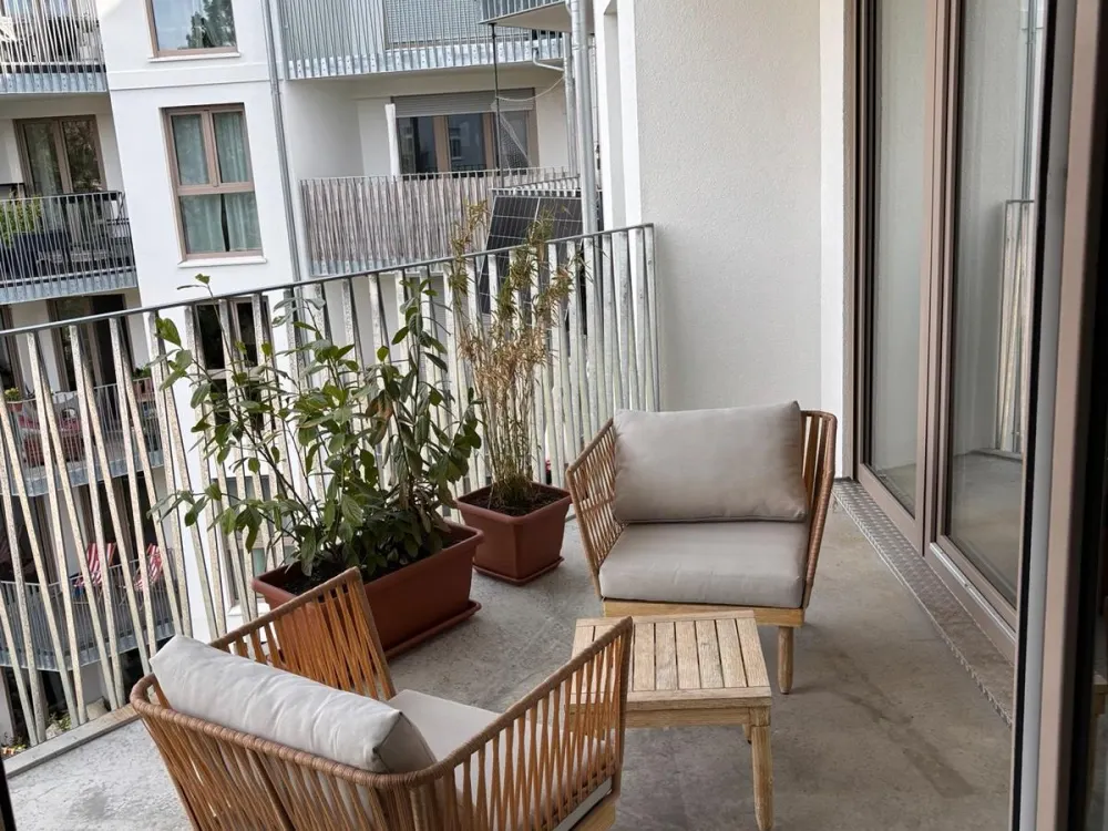 91qm Neubauwohnung | 3 Zimmer | 2 Balkone | TG-Stellplatz