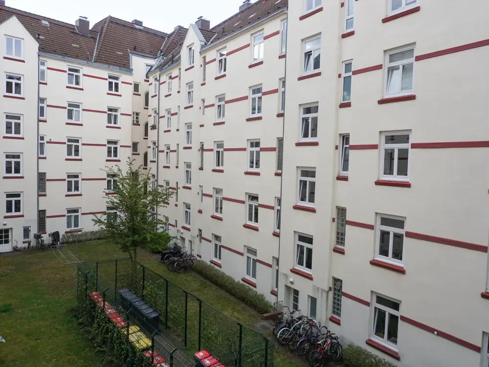 Vollmöblierte 2-Zimmer-Wohnung in Winterhude, All-Inclusive, Home-Office, Waschmaschine