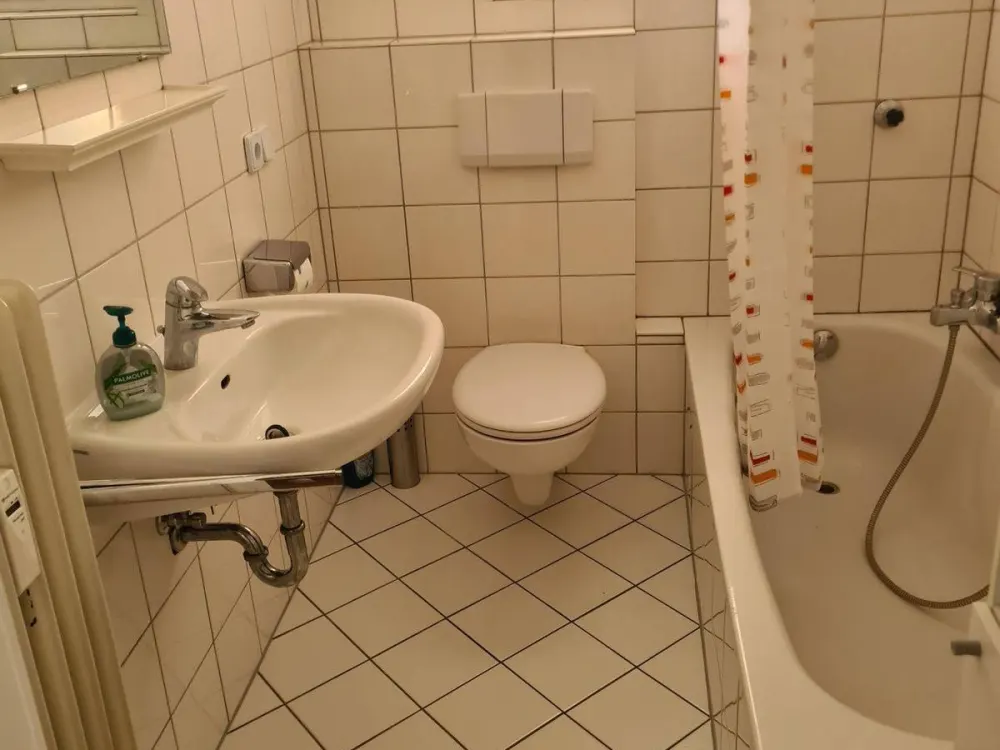 Ich vermiete eine Wohnung