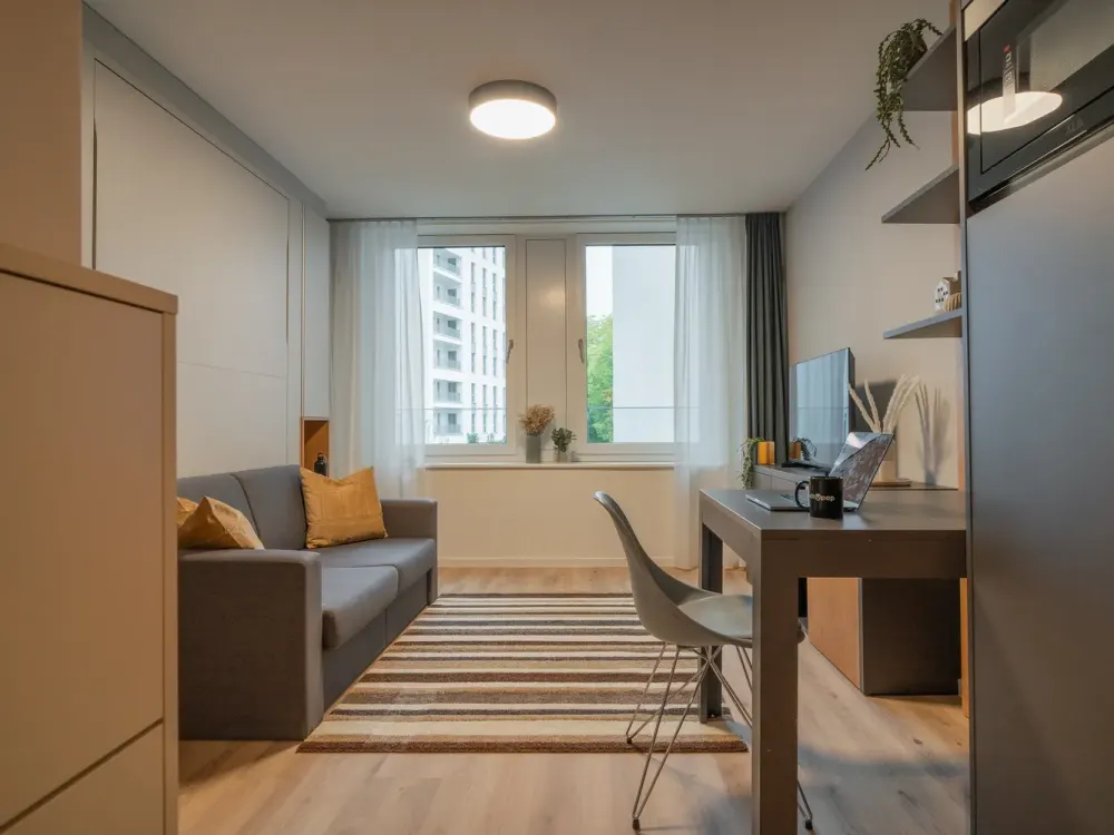 Modern wohnen, frei leben, Studio Apartment City Pop Frankfurt (jetzt bis zu 15 % sparen!)