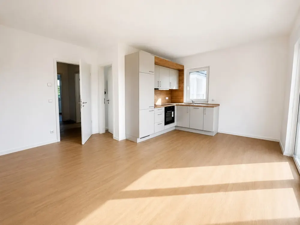 Erstbezug im Neubau! Moderne 2-Zimmer Wohnung mit QNG-Plus Siegel und Einbauküche!