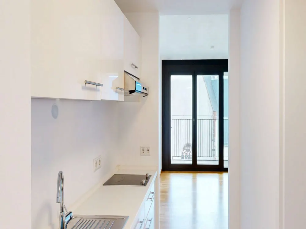 Modernes 1-Zimmer-Apartment mit Loggia und tollem Ausblick