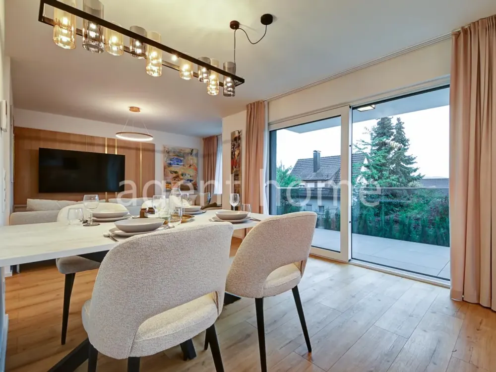 FURNISHED - BEST LIVING - Modern Apartment with Balcony and Parking Space