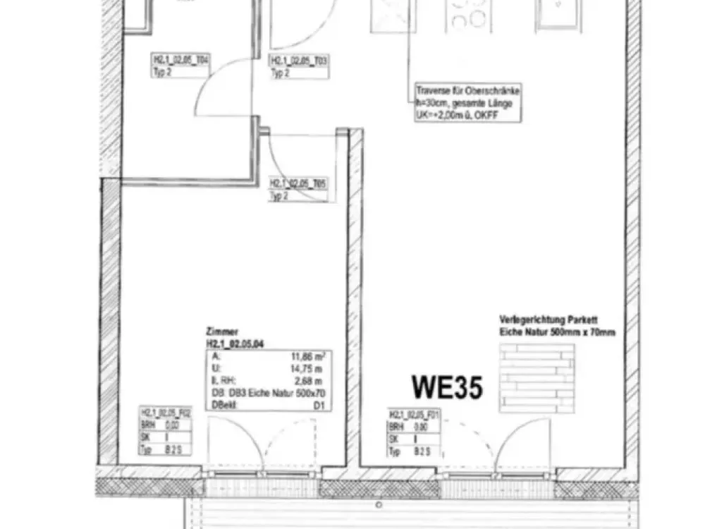 2 Zimmer Wohnung in Kladow