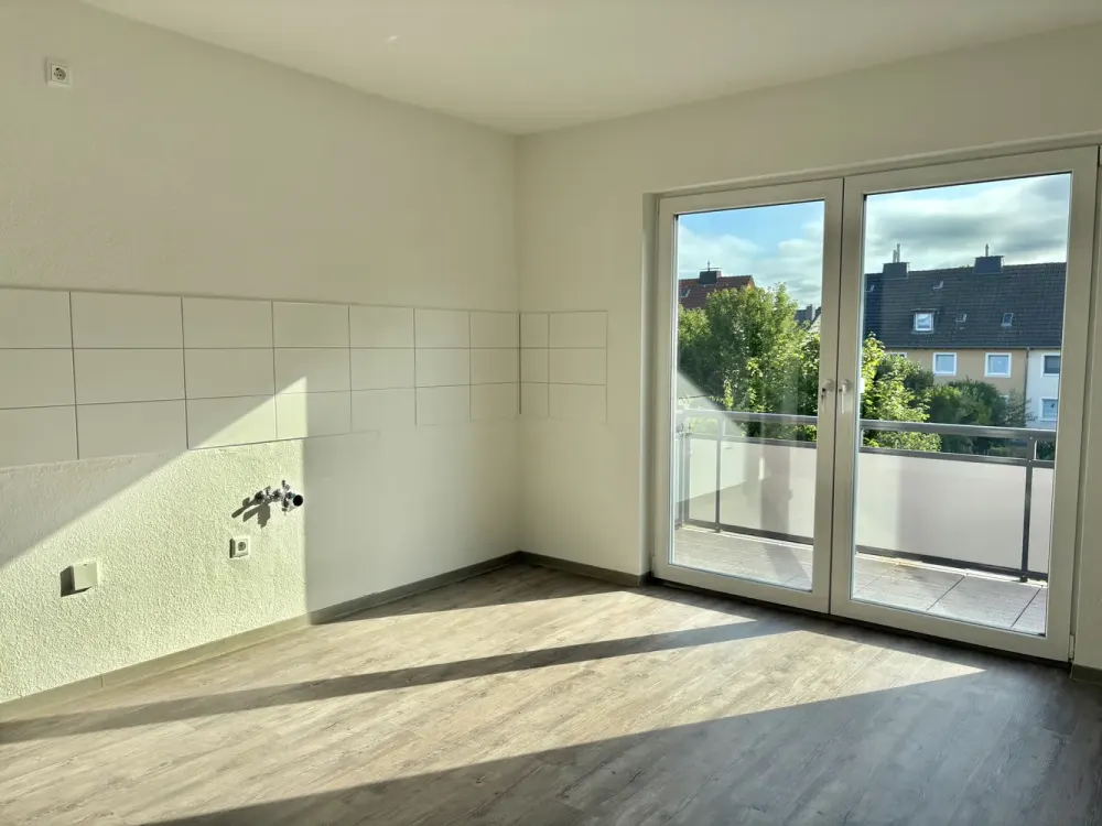 Frisch renovierte 3-Zimmer-Wohnung mit Dusche