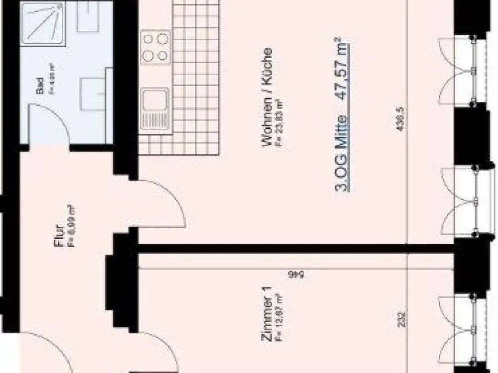 Schöne 2-Raumwohnung in der Dresdner Altstadt