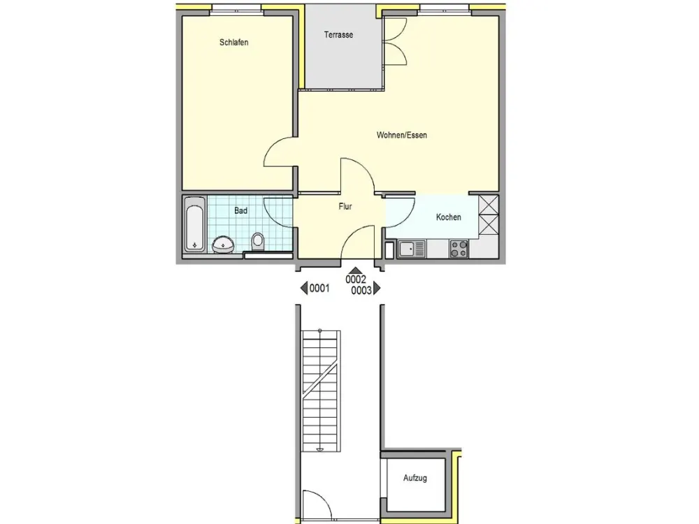 Komfortable 2-Zimmer Wohnung im Daimlerpark!