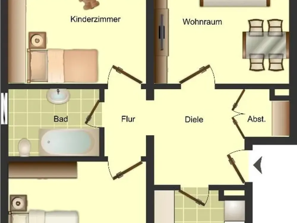 Charmante 3-Zimmer-Wohnung in Duisburger Süden- familienfreundlich und hell