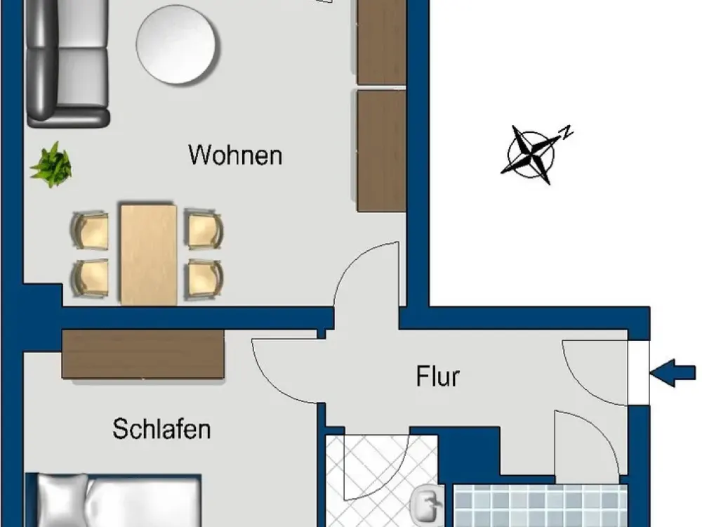 Einziehen, wohlfühlen - frisch sanierte Wohnung!