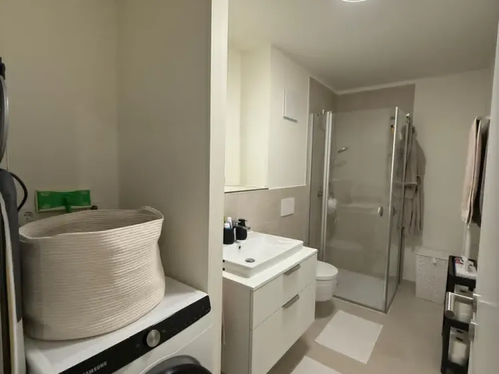 Mödernes möbliertes 1-Zimmer-Apartment mit Terrasse