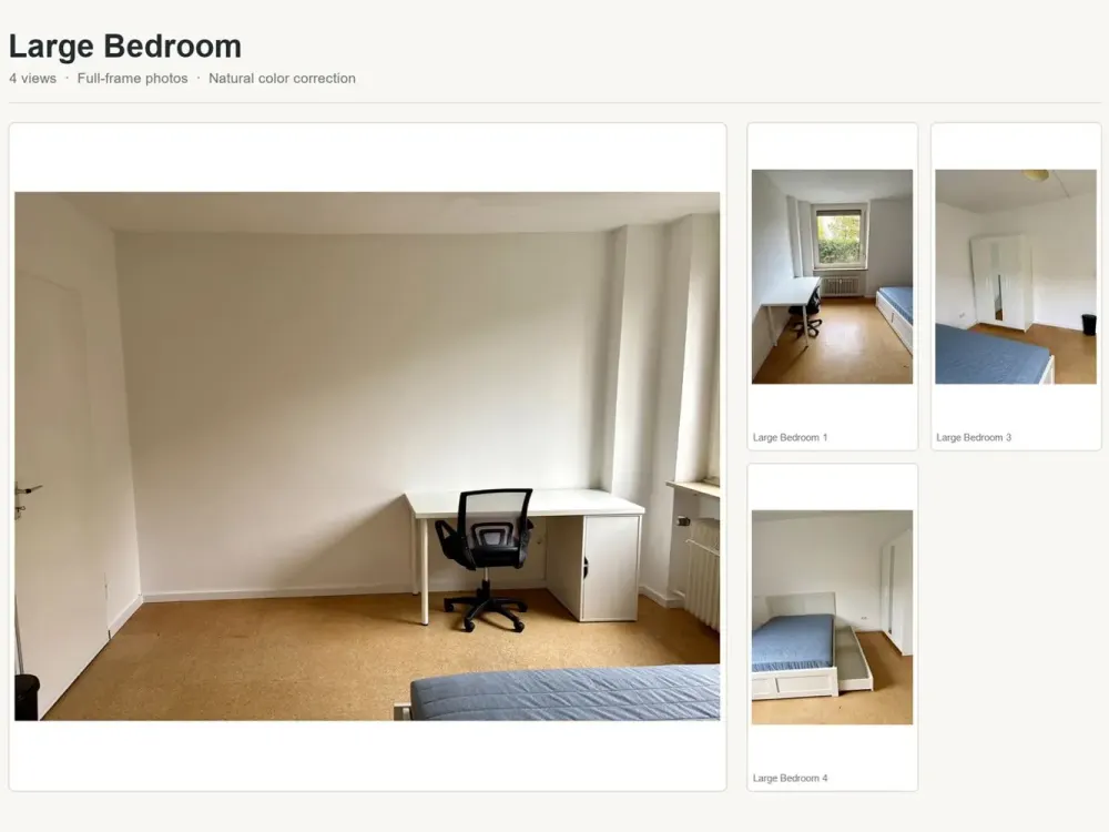 Großes Schlafzimmer (ca. 15 m²) in gepflegter 3er-WG in Erlangen, nur für Frauen