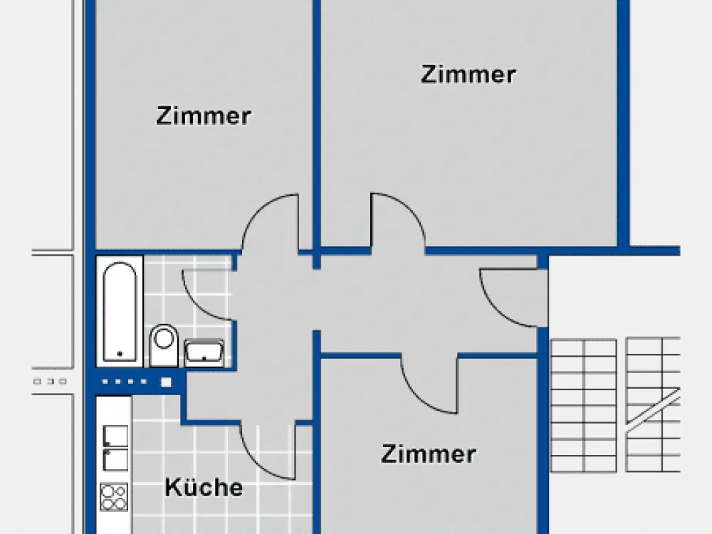 Schöne 3 Zimmer-Wohnung in Harburg-Marmstorf
