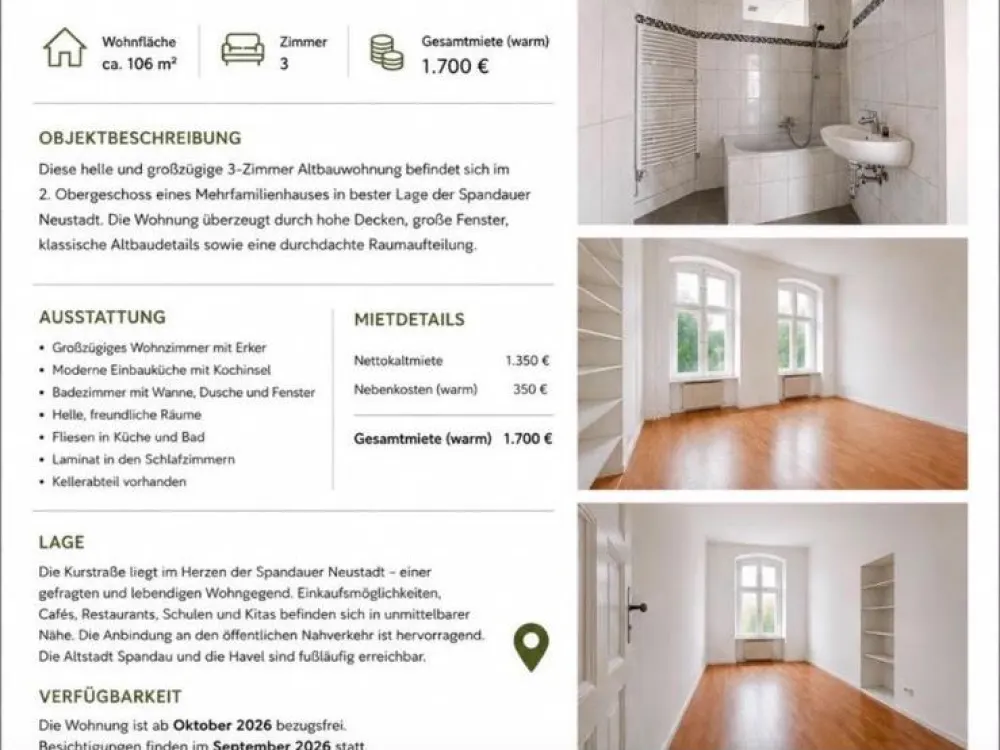 3 Zimmer Spandau