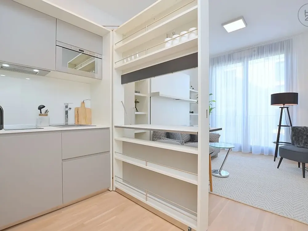 Modern furnished micro-apartment in a new building in Ludwigsburg