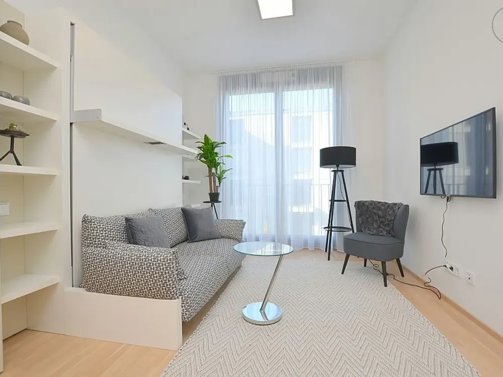 Modern furnished micro-apartment in a new building in Ludwigsburg