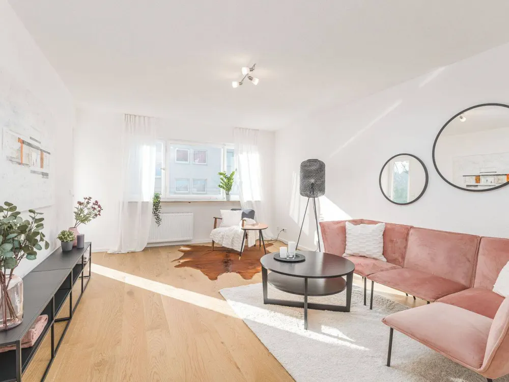 Helle 3,5 ZKB Wohnung mit EBK, 2 Balkonen, Garage + Stellplatz in ruhiger zentraler Lage